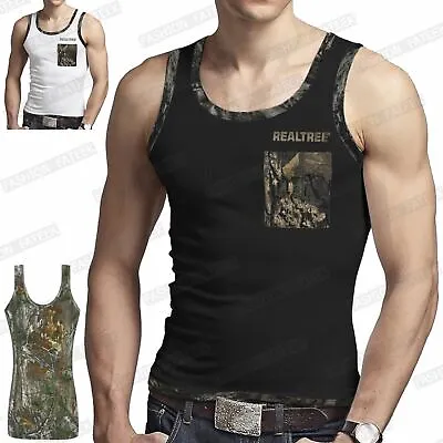 £4.99 • Buy Mens Camouflage Muscle Vest Jungle Trim Tops Pocket Forest Gym Athletic Shirts