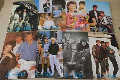 A-HA LOT OF 27 PHOTO PRINTS Morten Harket Mags Furuholmen Paul Waaktaar • $14.99