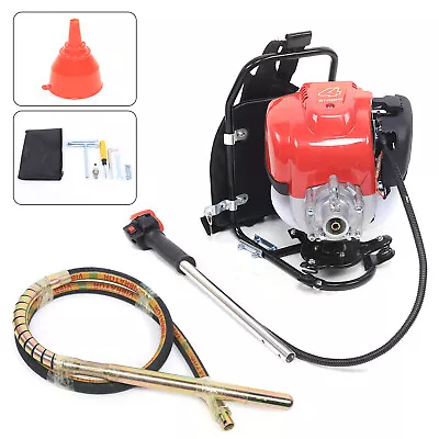 4 Stroke Cordless Concrete Vibrator Gas Power Backpack Concrete Vibrator 1.4HP • $197