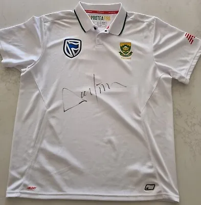 $169 • Buy Dale Steyn Signed In Person South Africa Test Cricket Shirt New Balance Coa