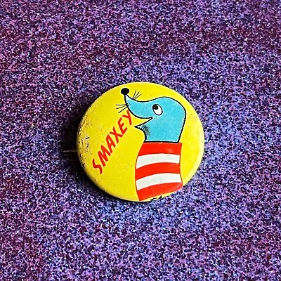 Vintage 50s Smaxey Button / Badge / Pin • $11.71