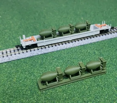 N Scale 1/160 Atomic Bomb Load For Flat Cars/Gondolas  2Pack FREE SHIPPING • $16