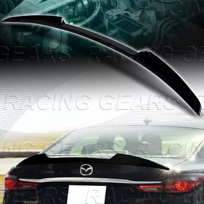 W-power Pearl Black V-style Rear Trunk Lid Spoiler Wing Fit 18-21 Mazda 6 Mazda6 • $78.95