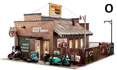 O Scale - Deuce's Bike Shop  Built & Ready For Your Layout   WOO-BR5846 • $167.19