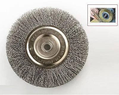6  Steel Wire Wheel Brushes For Bench Grinder 5/8 1/2 Arbor • $17.95
