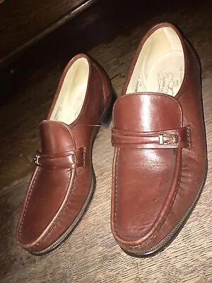 Florsheim Imperial Vintage Men’s Shoes Loafers Brown Leather SZ 7 D • $30