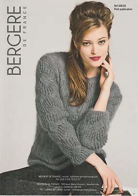 £3.85 • Buy Knitting Pattern ~ Ladies Shell Design Sweater S-XL Bergere Mohair 339.55