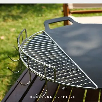 £5.40 • Buy Outdoor Camping Tools BBQ Plate Baking Griddle Cooking Baking Net Grilling Mesh