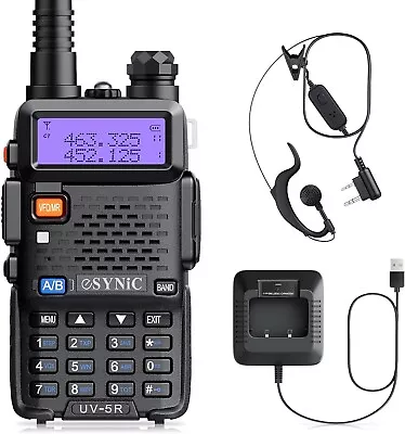 Handheld Police Radio Scanner Fire Transceiver Portable Antenna Walkie Talkie UK • £37.99