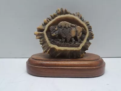 Lance Domonoske #8005 Plains Bison Sculpture  Mill Creek Studios Faux Antler • $49.99