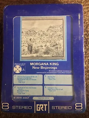 Morgana King New Beginnings SEALED 8 TRACK Female Vocal • $8.99