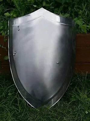 Medieval Heater Shield Battle Warrior Cosplay Shield Medieval Crusader Shield • £55.97