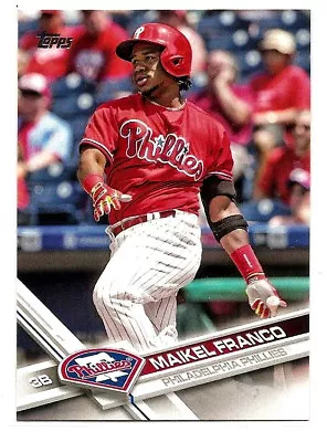 Maikel Franco 2017 Topps #411 Philadelphia Phillies Mint Gem? • $1.39