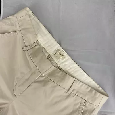 J. Crew Women's Khaki Cotton Blend Capri Pants City Fit Size 4 • $24.88