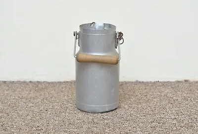 Vintage Old Aluminium Milk Churn Milk Can Milkchurn Milk Pot - FREE POST • $27.72