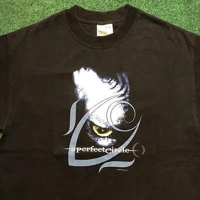 Vintage A Perfect Circle Band Shirt Sz Medium Black 2000 • $39.99