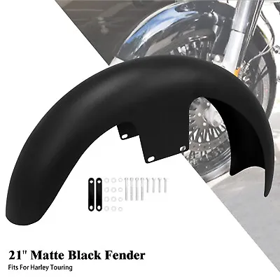 120 R21'' Matte Wrap Front Fender Steel Fit For Harley Touring Electra Glide CVO • $52.24