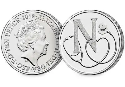 2018 N NHS A-Z 10p Circulated Coin • £9.99