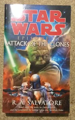 Attack Of The Clones Star Wars Paperback By R A Salvatore • £3.49