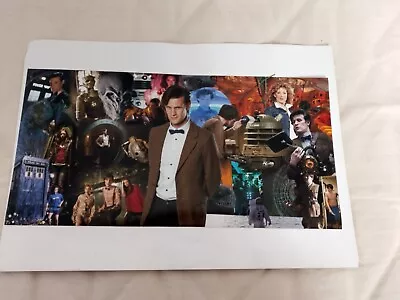 £3.99 • Buy Rare Dr Who Poster/ Print On Hq Paper Eleventh Doctor Matt Smith Approx 16  X 8 