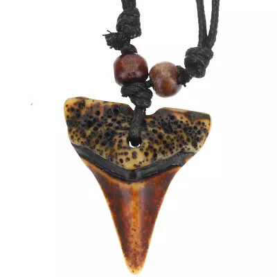 Shark Tooth Necklace Beach For Men Bone Men's Necklaces • $5.69