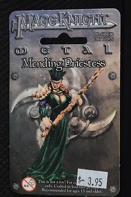 Mage Knight Limited Edition Metal Mini ~ Mending Priestess 505~ Sealed! • $5.99