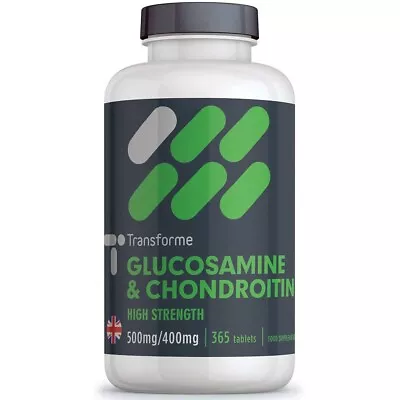 £28.99 • Buy Glucosamine And Chondroitin 500/400mg Tablets High Strength By Transforme