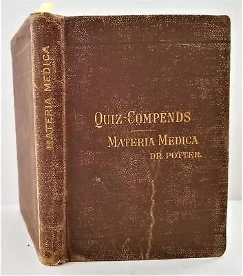 1897 Antique HOMEOPATHIC MATERIA MEDICA THERAPEUTICS DISPENSATORY Disease Quack • $82.50