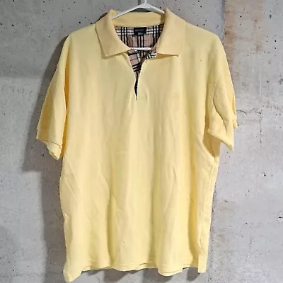 Burberry London Mens Cotton Short Sleeve Polo Shirt Size XXL • $42.89