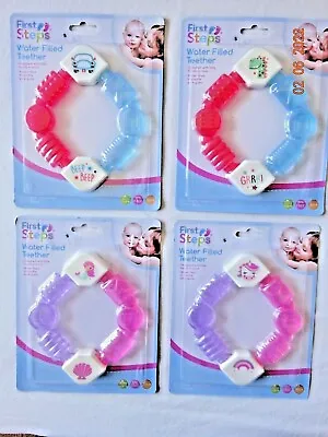 BABY BOY GIRL WATER FILLED TOY RATTLE TEETHER SOOTHER SORE GUM TEETHING 3+ Month • £3.20