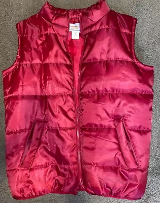 Official Universal Back To The Future Marty McFly Red Puffer Vest Size Medium • $44.99