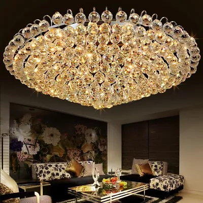 Luxury Led Crystal Ceiling Light Chandelier • £89.99