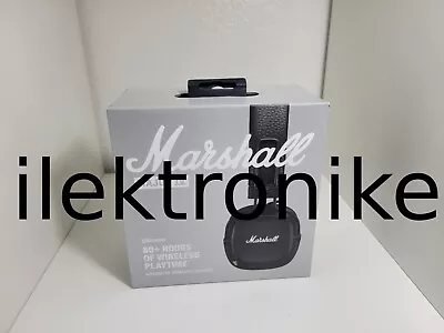 Brand New Marshall Major IV 4 Bluetooth On-Ear Headphone Black • $84.99