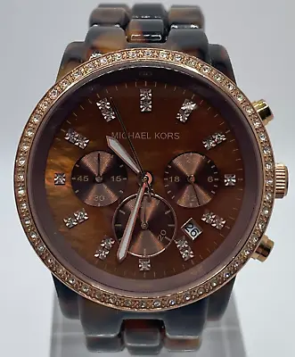 Michael Kors Womens Watch MK-5366 Showstopper Date Chronograph 24H Quartz Analog • $30.60