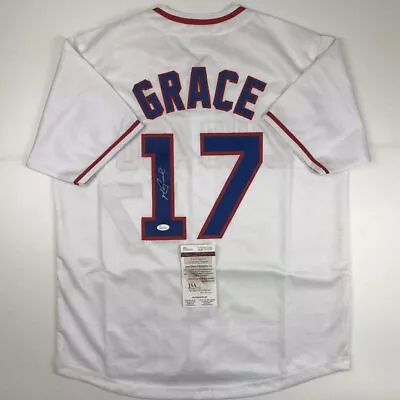 Autographed/Signed MARK GRACE Chicago White Baseball Jersey JSA COA Auto • $124.99