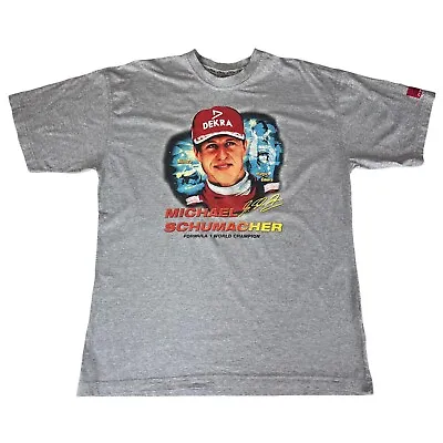 Michael Schumacher 04 Formula 1 Rare Collectible T Shirt Mens XL Tee Champion • £31.20