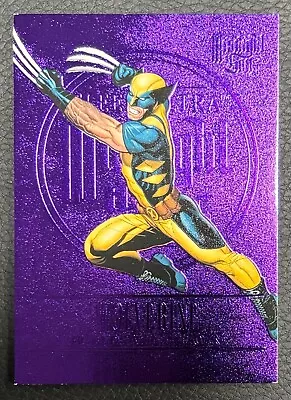 2023 Fleer Ultra Midnight Sons Amethyst Medallion Wolverine /35 No. M-49 (JE) • $249