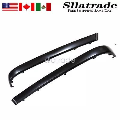 2PCS REAR BUMPER MOLDING ROUGH STRIP TRIM SET FOR BMW E34 5 Series LEFT & RIGHT • $60.85