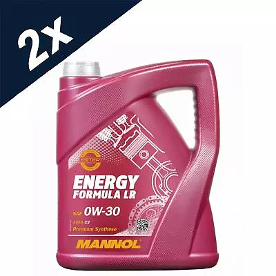 5L X2 MANNOL 0W-30 C2 Fully Synthetic Jaguar Land Rover Engine Oil STJLR.03.5007 • £34.99