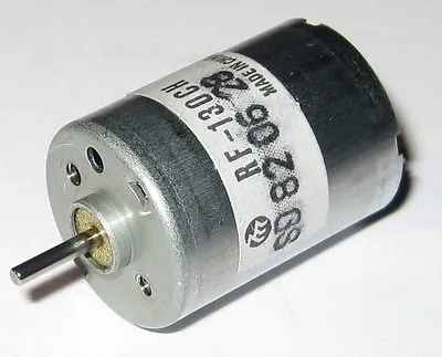 Mabuchi RF-130 Small Appliance DC Motor - 6 VDC - 8100 RPM - RF-130CH-12250 • $6.50