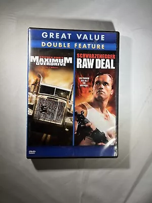 Maximum Overdrive / Raw Deal (dvd 2009) Disc Is In Like New Condition  • $14