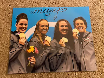 Missy Franklin Signed-Autographed 8x10 Gold Medal Team Photo • $100