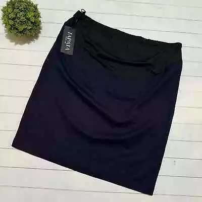 Tapata NWT Navy Blue Stretch Maternity Pencil Skirt Womens Size 2XL • £33.73
