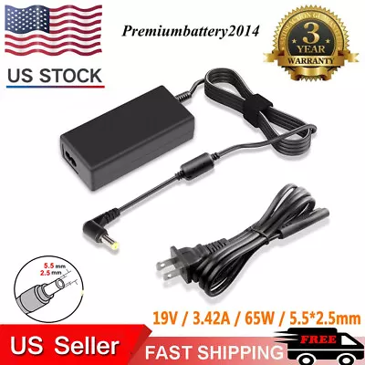 65W AC Adapter For HP 22CWA T4Q59AA#ABA LED IPS Monitor Pavilion Power Supply US • $10.89