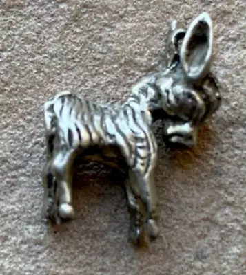 Vintage Sterling Burro Donkey Charm • $12