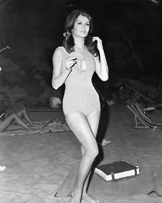 $29.99 • Buy Pamela Tiffin On Set In Swimsuit On Beach 1960's Era 24x36 Inch Poster