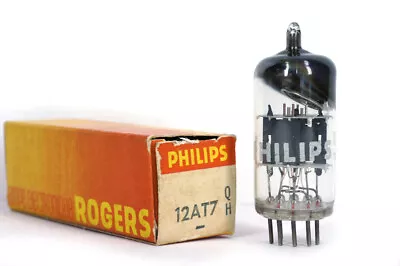 ONE 12AT7 PHILIPS ROGERS NOS CANADA Tube Valvula Röhre Lampe Valve 진공관 真空管 电子管 • $99