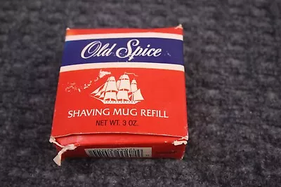 Vintage Old Spice Shaving Mug Refill NEW Damaged Box Discolored • $34.95