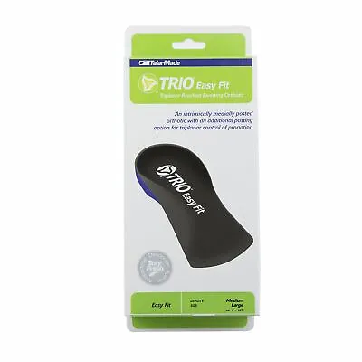Trio Easy Fit Orthotic - 3/4 Length Insole With Heel Wedge & Arch Support • £52.99