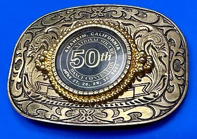 National Square Dance Competition 50th Anniv. Anaheim California Belt Buckle • $13.50